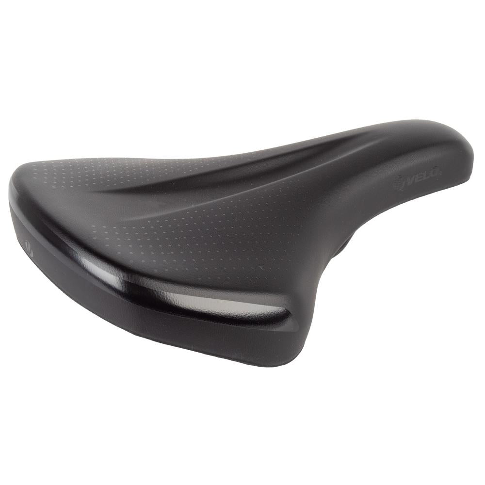 VELO Vacu V Sattel 248 × 168 mm schwarz  nahtlos vakuumverschweißt, Stahl-Gestell, Channel & Arc-Tech Federung