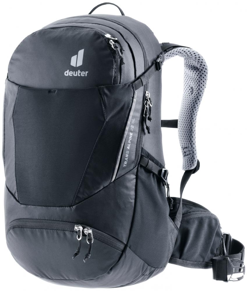 Deuter Trans Alpine 22 SL Fahrradrucksack 22L Schwarz - Damen-Mehrtagesrucksack für alpine Touren & MTB