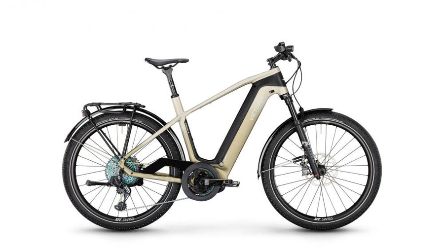 VICTORIA Elektro-SUV "FYBRON 8" (#1), Diamant, 27,5", wheat beige, 1x12-Gang SRAM "X01 Eagle AXS", 48cm