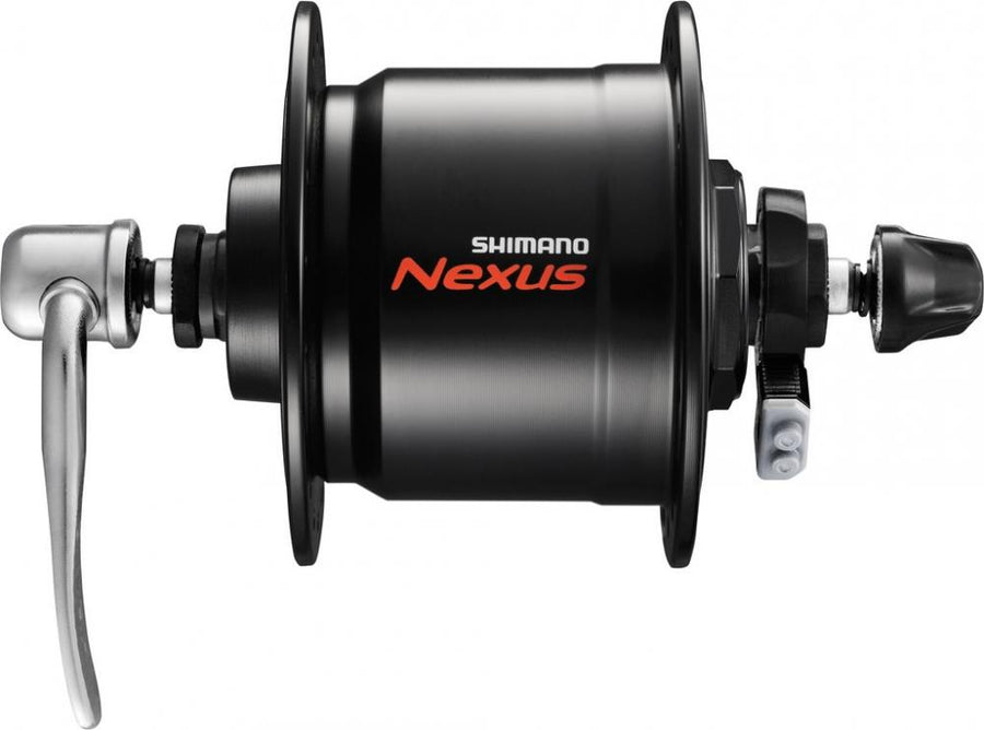 SHIMANO Nabendynamo NEXUS DH-C3000-3N Nabendynamo - 3000-3, Schwarz 36 Loch