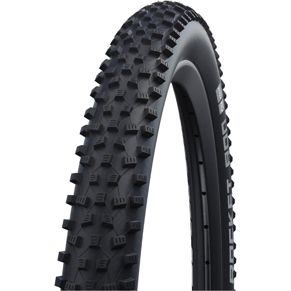 Schwalbe ROCKET RON 29x2.10 Mountainbike Faltreifen mit ADDIX Performance, schwarzes Stollenprofil.