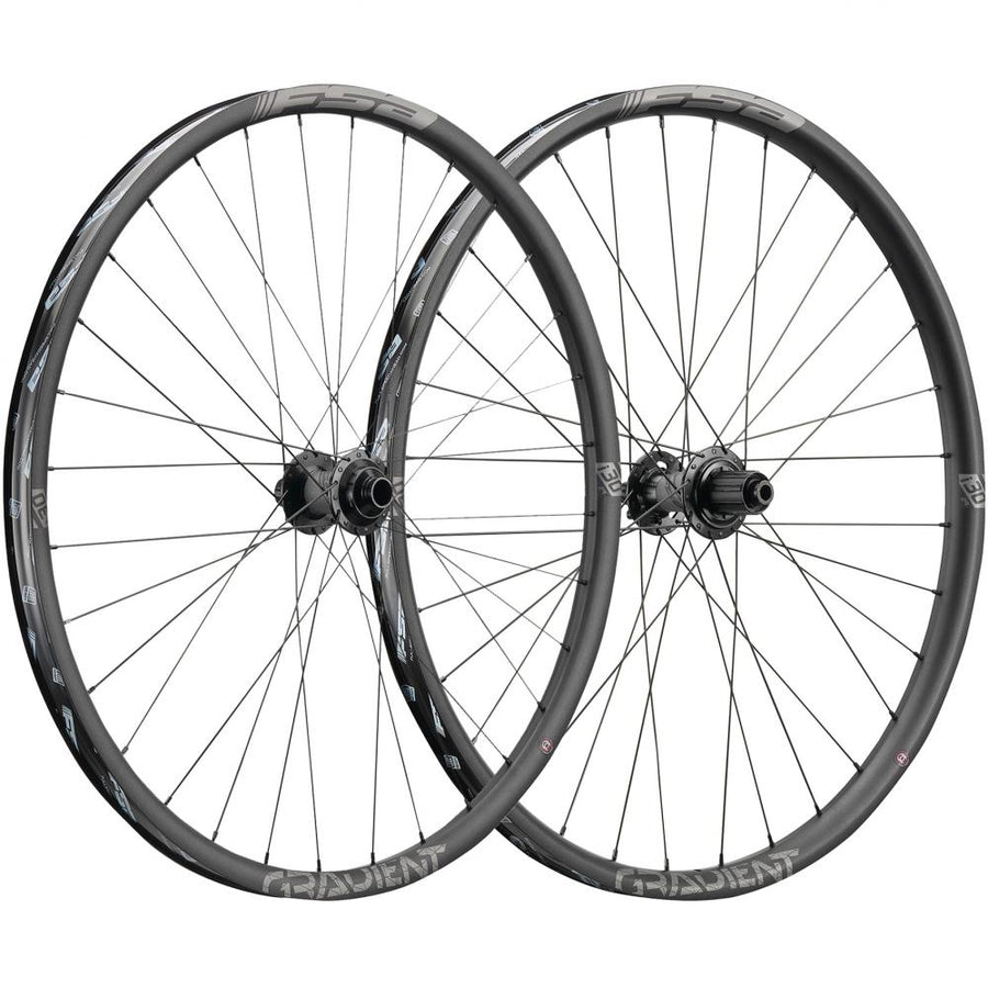FSA Laufradsatz Gradient i30 29" 622x30x23 mm Schwarz - stabiler Trail-/Enduro-Laufradsatz