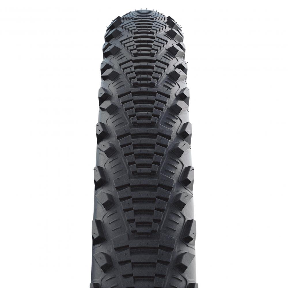 Schwalbe CX COMP 26x2.00 Reifen, K-Guard Active Line, mit detailreichem und aggressivem Geländeprofil.