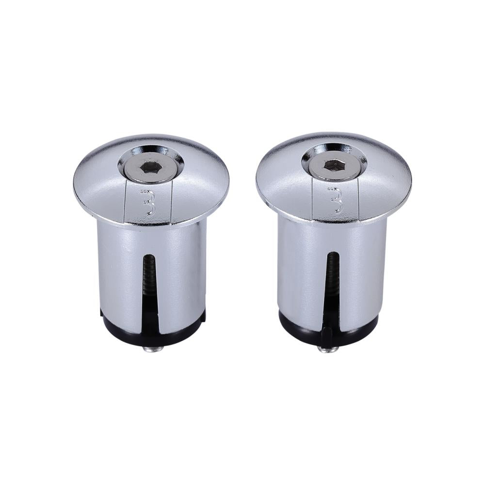 BBB Cycling BBB Endkappen ScrewOn (2pcs) chrom - sicherer Abschluss für Lenkerband