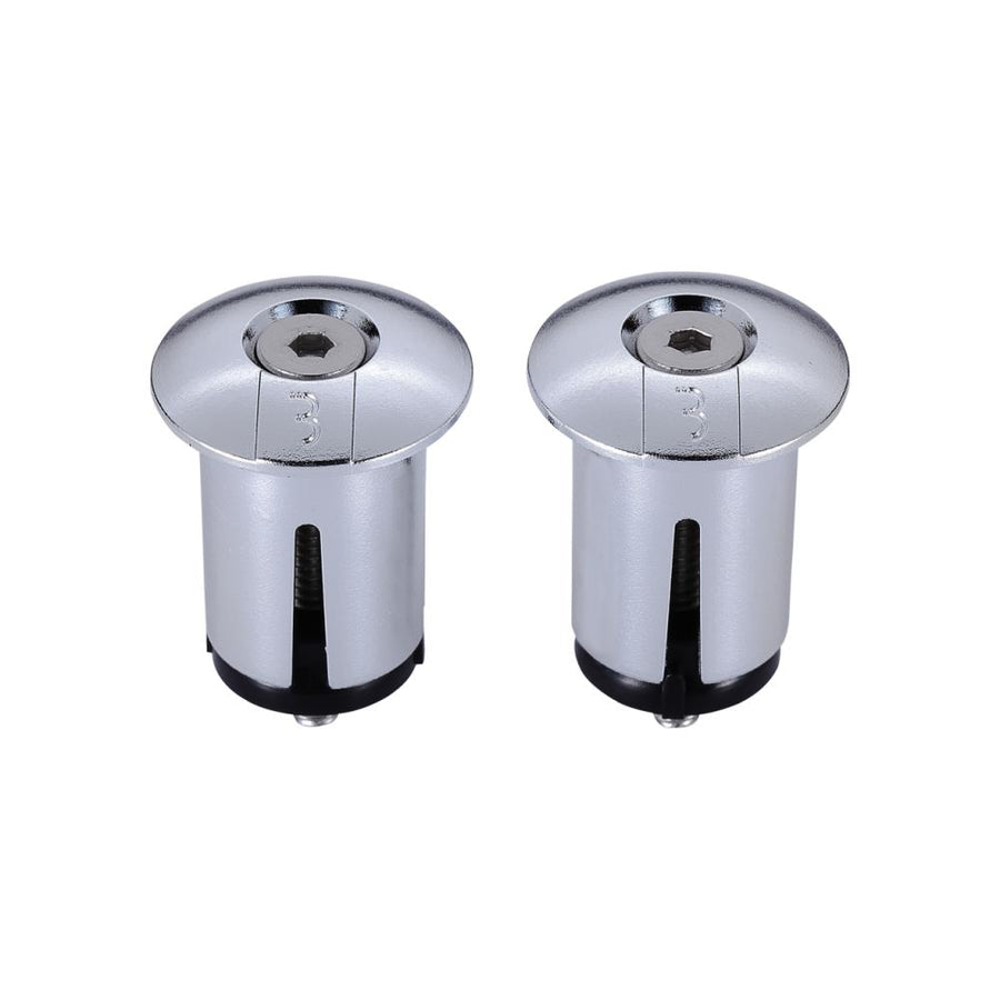 BBB Cycling BBB Endkappen ScrewOn (2pcs) chrom - sicherer Abschluss für Lenkerband