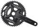 SHIMANO Kurbelgarnitur GRX FC-RX600-10 - 600-10, 10-fach, 165 mm, 46-30 Zähne, 30 Zähne, Schwarz