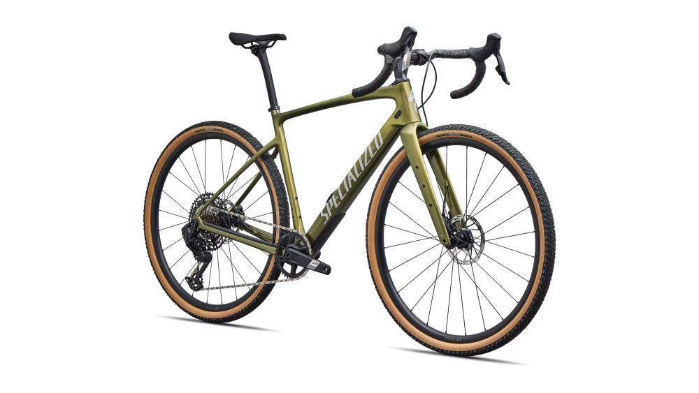 Specialized Diverge Comp Gravel Bike 52cm - Laurel Green Metallic/Gold Pearl - Gravelbike