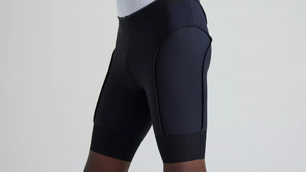 PRIME SWAT LINER SHORT MEN BLK L - Herren Laufhose mit Kompression - Bibshort