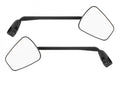Zwei schwarze klappbare Zefal Espion Z56 Fahrradspiegel für Lenker.