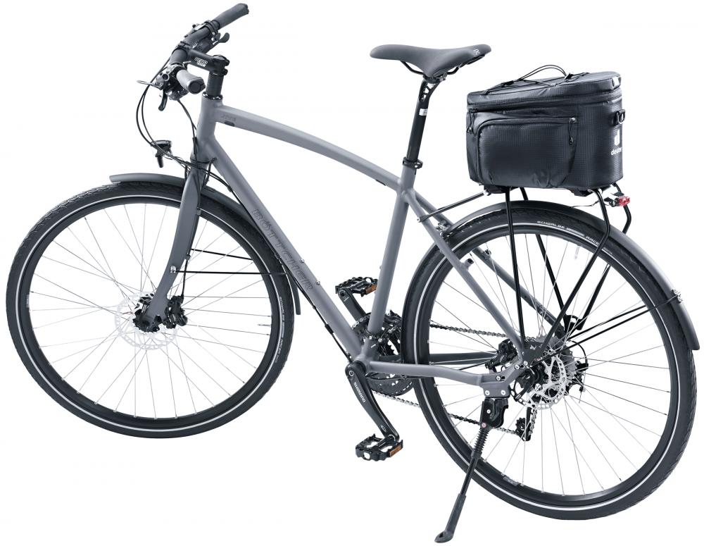 DEUTER Rack Bag 10 - Fahrradgepäckträgertasche 10L mit Klettverschluss in Schwarz