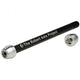 The Steckachse Rollentrainer M12x1,25, L=180mm L Schwarz - stabile Verbindung für Trainer & Anhänger