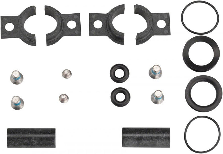Crankbrothers Pedal Refresh-Service-Rebuild Kit Stamp 7-11: Schrauben, O-Ringe, Buchsen und Klemmteile.