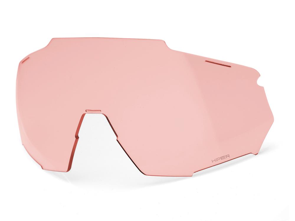 100% Racetrap HiPER Coral Replacement Lens unis Coral - optimierte Ersatzscheibe für klare Sicht