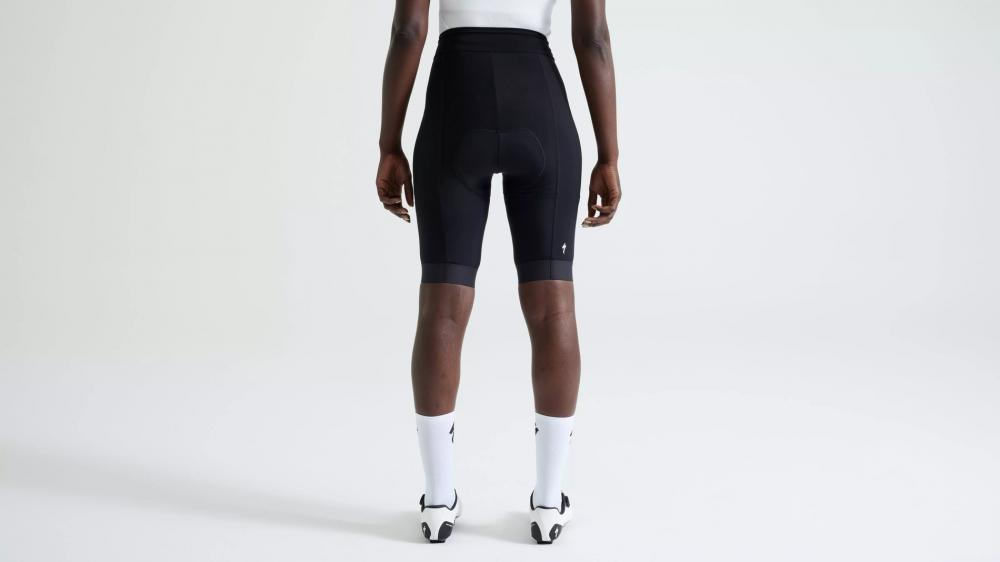 FOUNDATION Damen Sport-Short Schwarz - Premium Trainingsshort für Fitness & Yoga - Shorts