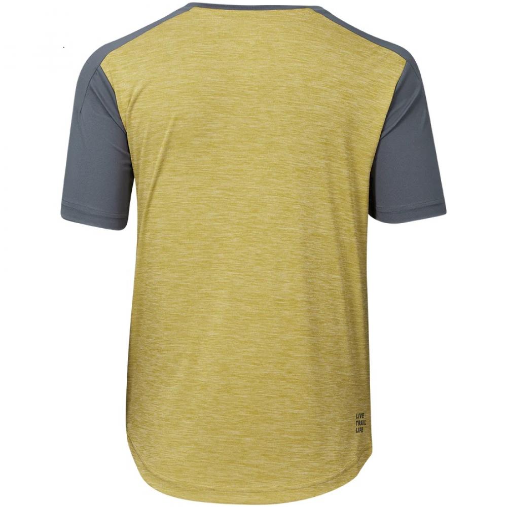 IXS Sports Division iXS Flow X Kids Short Sleeve Jersey KM Acacia / Charcoal - leichtes Kinder-Bikejersey