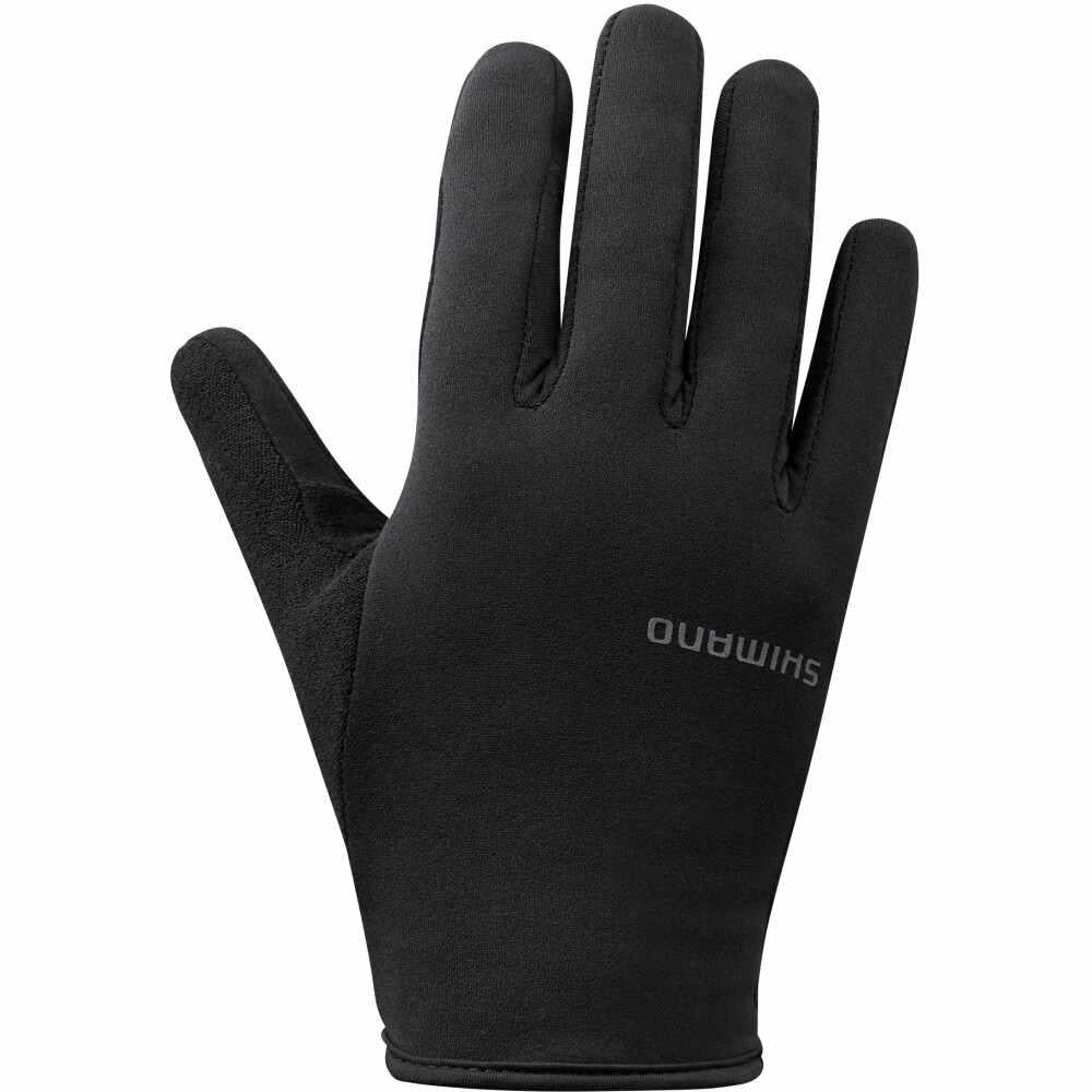 SHIMANO LIGHT THERMAL Gloves BLACK XL - Thermo-Fahrradhandschuhe, leicht & passgenau