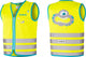 Wowow Sicherheitsweste Crazy Monster Jacket für Kinder Größe S gelb