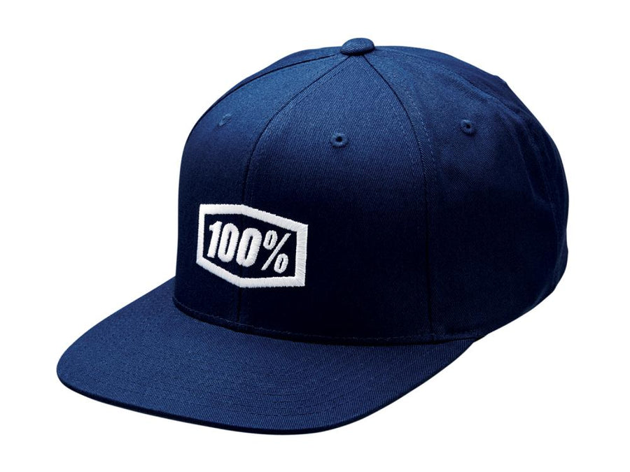 100% Icon AJ Fit Snapback Hat unis navy - stylische Cap in aktueller Generation