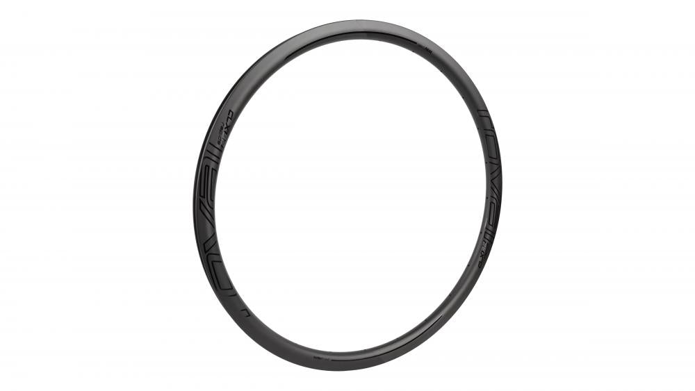 ROVAL CLX 32 Disc Felge - 24H Hinterrad - Satin Carbon/Gloss Black - Laufrad
