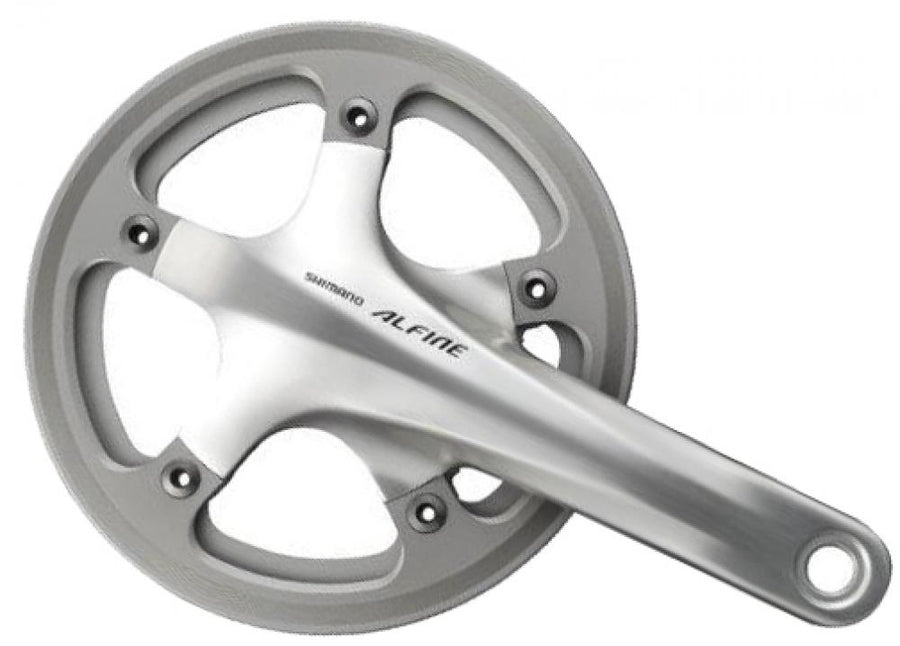 SHIMANO Kurbelgarnitur ALFINE FC-S501 39 Zähne silber