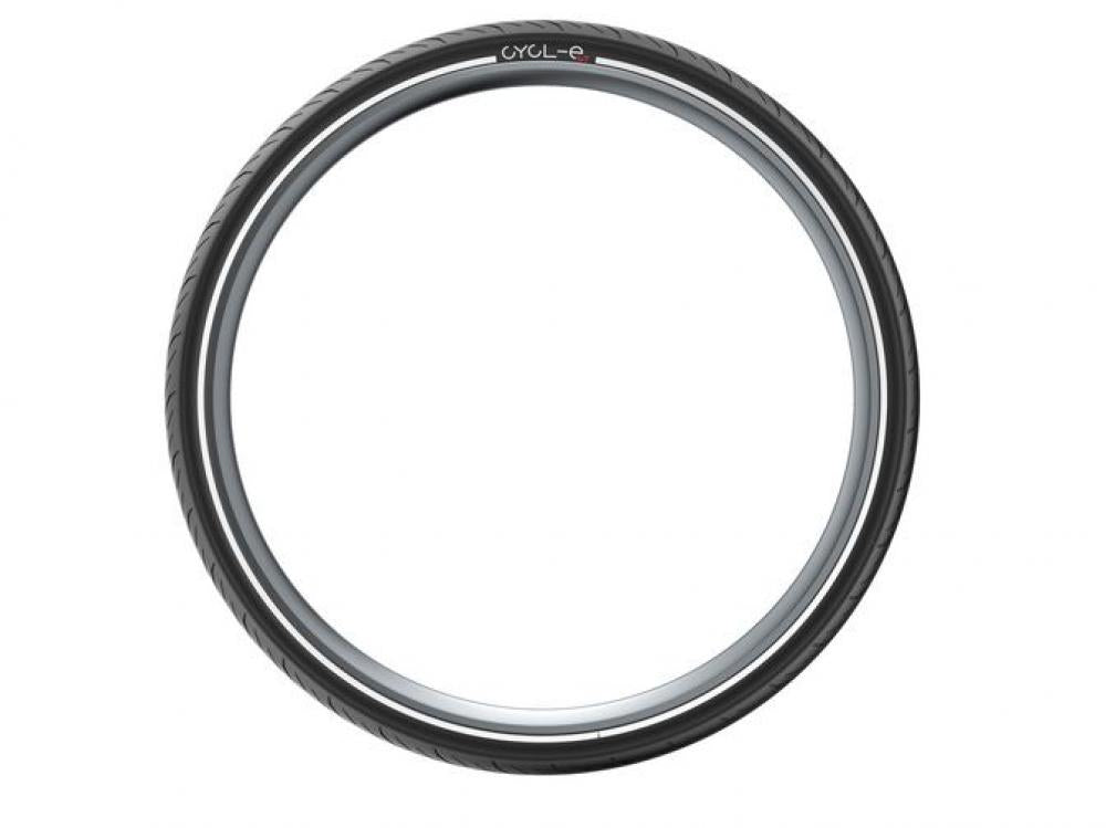 Pirelli Cycl-E GT Fahrradreifen schwarz mit Reflexstreifen, 28x1.40 Zoll, E-25 kompatibel.