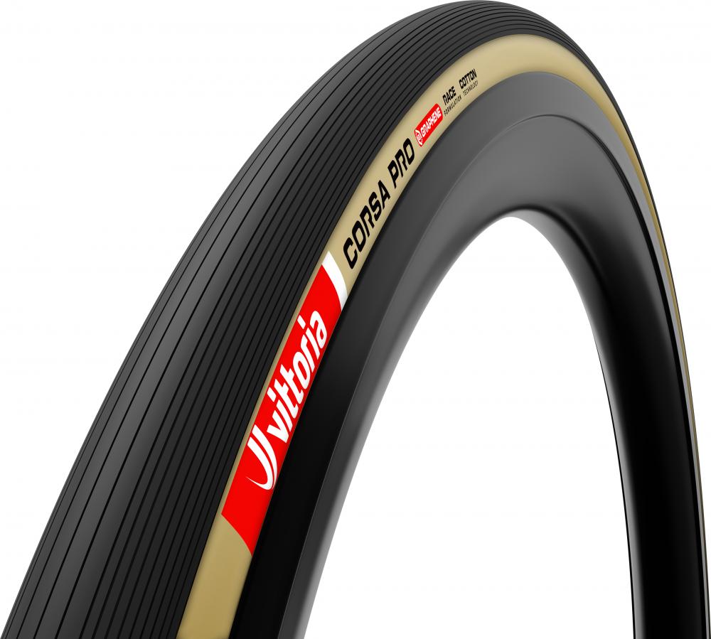 Vittoria Corsa Pro 28 Zoll (26-622) Tube Type 26 tan-black - High-Performance Rennradreifen