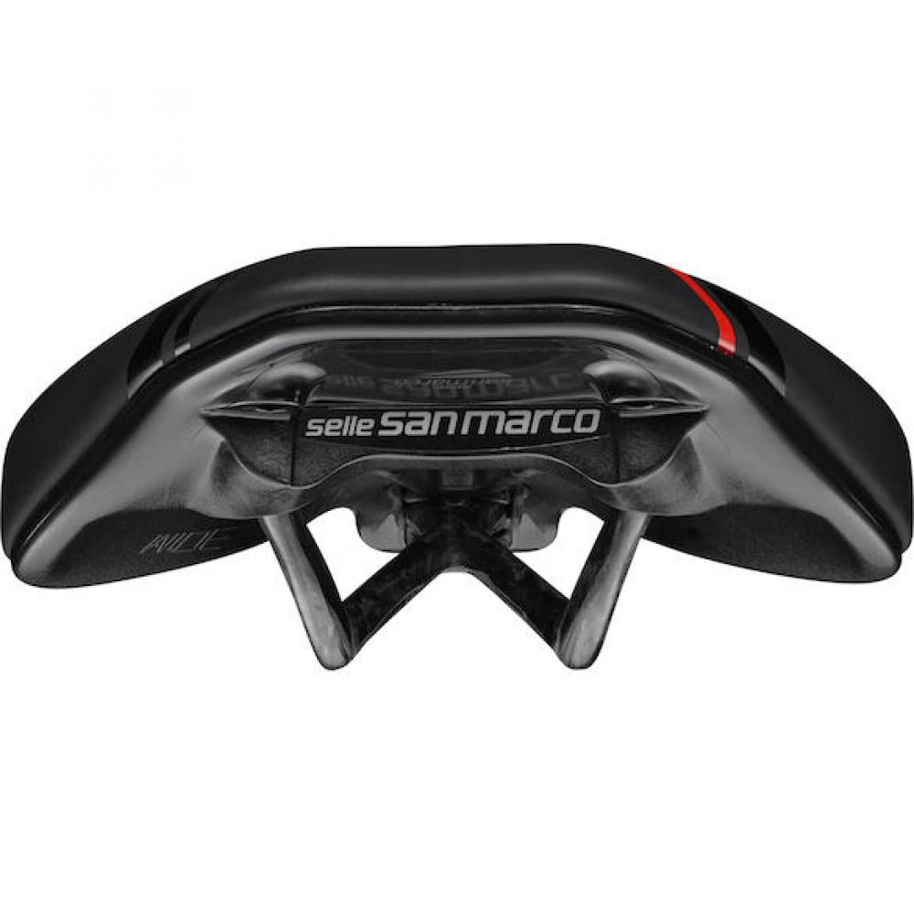 Selle San Marco Sattel Ground Carbon FX 155 x 255 mm Schwarz - leichter MTB-Performance-Sattel