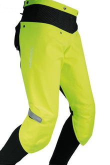 Rainlegs Beinschützer gelb Größe M - für Körpergröße 165-175 cm, wasserabweisend, atmungsaktiv, ultraleicht, effektiver Regenschutz für Beine