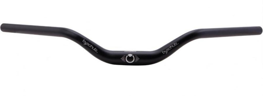 by.schulz Lenker Comfort 31,8 mm 640 mm Schwarz - Ergonomischer Fahrradlenker mit 55 mm Rise