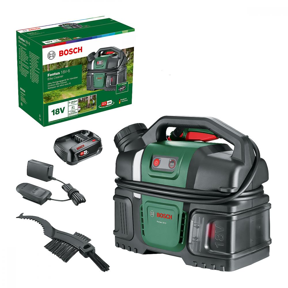 Fontus 18v-6 Akku Bike Cleaner (eu) - Mobiler Hochdruckreiniger Für Fahrräder