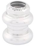Silberner Stronglight A9 1 Zoll Gewindesteuersatz, kugelgelagert.