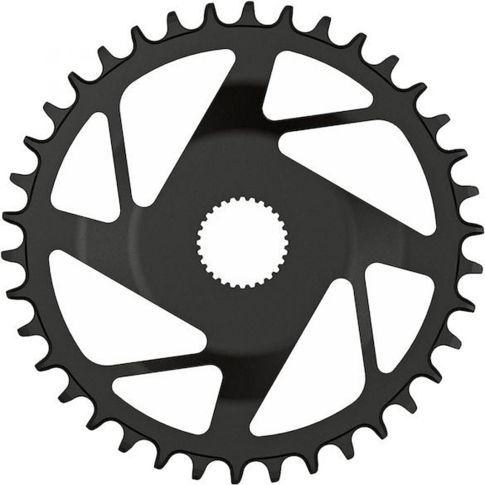 FSA Kettenblatt E-Bike Megatooth Direct Mount 36 T Schwarz - maximale Kettenführung für Bosch Gen4
