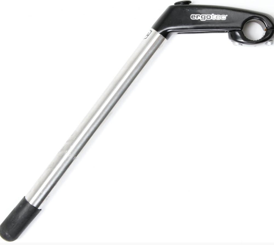 Ergotec Eagle 2 Tube Vorbau 25,4 mm - 80 mm, silber, Safety Level 2, Schaftvorbau mit 35° Neigung