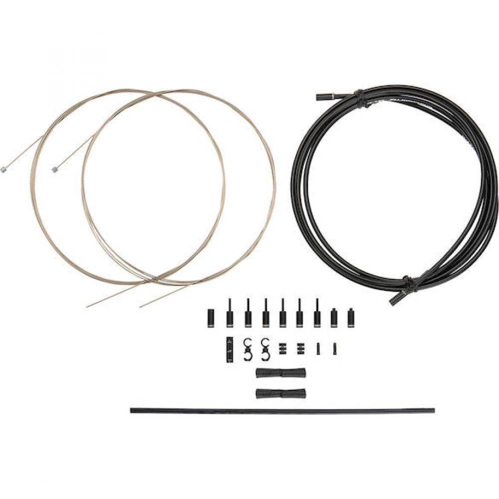 Jagwire Schaltzugset Road & Mountain Pro Universal Schwarz - präzise Schaltperformance