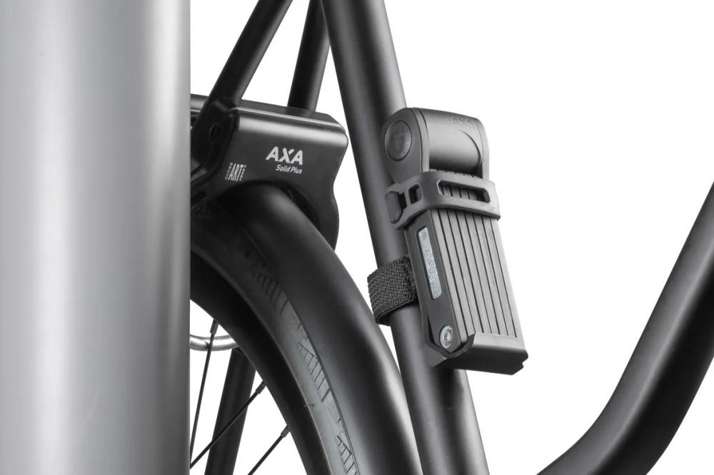 AXA Faltschloss Fold Lite 80 800 mm Schwarz - leichtes Fahrradschloss mit hohem Schutz