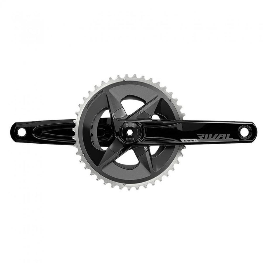 SRAM Rival AXS DUB 2-fach Kurbel 30/43 Zähne, 172,5mm für präzisen 12-fach Antrieb.