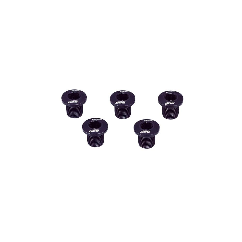 BBB Cycling BBB Kettenblattschrauben TripleStar alloy bolts schwarz - sichere Montage für Dreifach-Kettenblätter