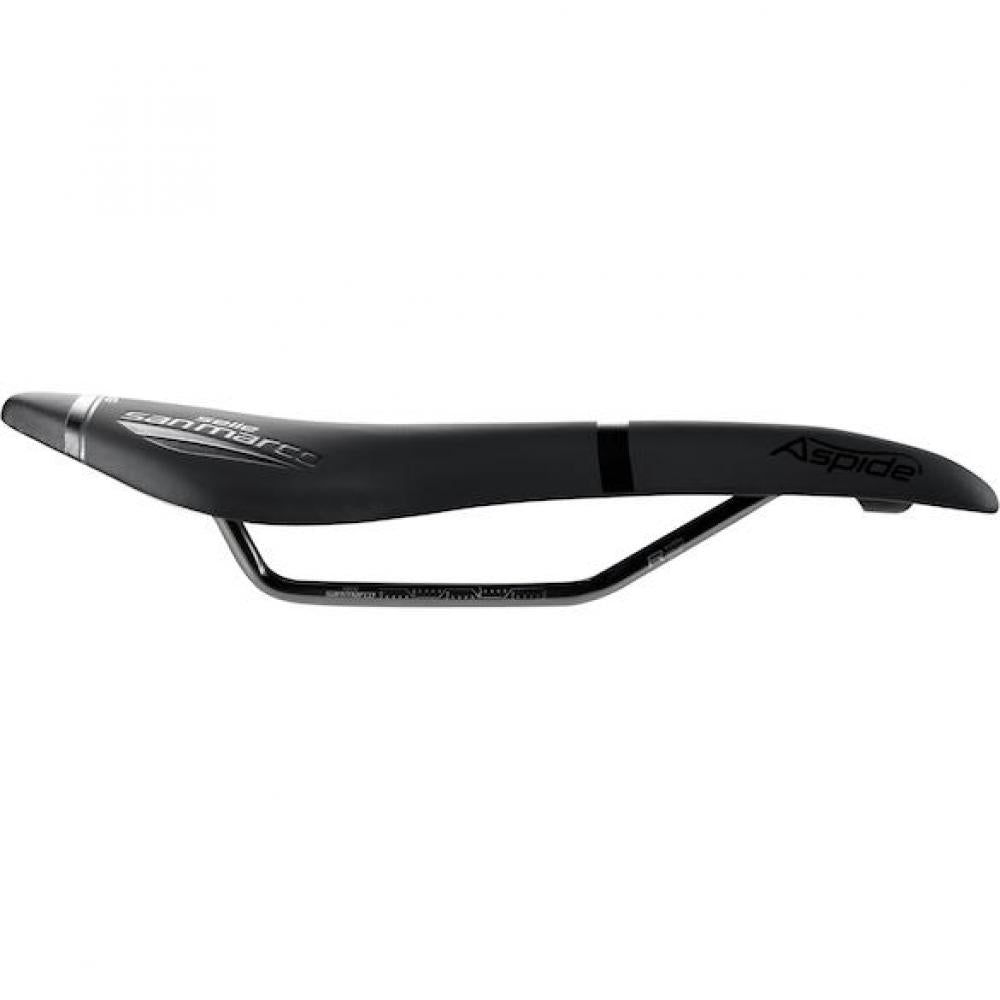 Selle San Marco Sattel Aspide Racing 132 x 277 mm Schwarz - leichter Race-Sattel mit Open-Fit