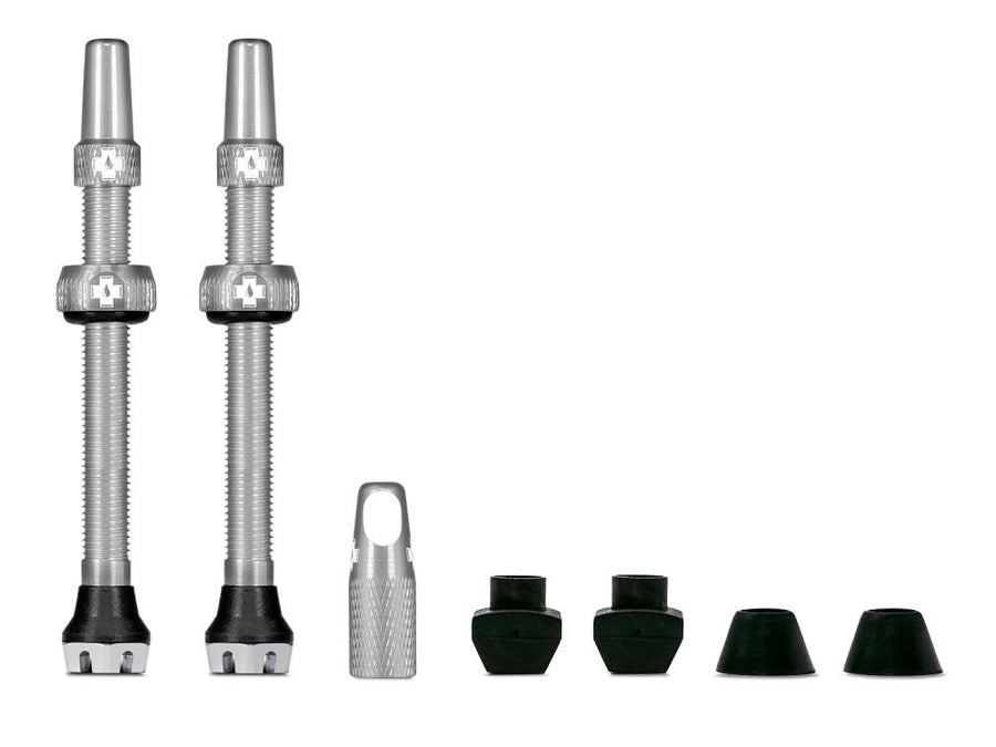 Muc Off Tubeless Valve Kit V2 Universal for MTB & Road silver 60