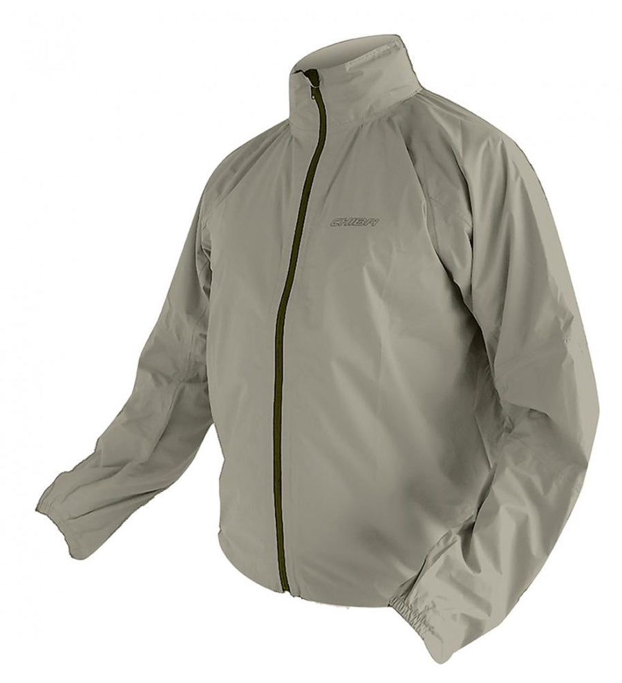 CHIBA Rainjacket - wasserdichte, atmungsaktive Rad-Regenjacke olive XXL