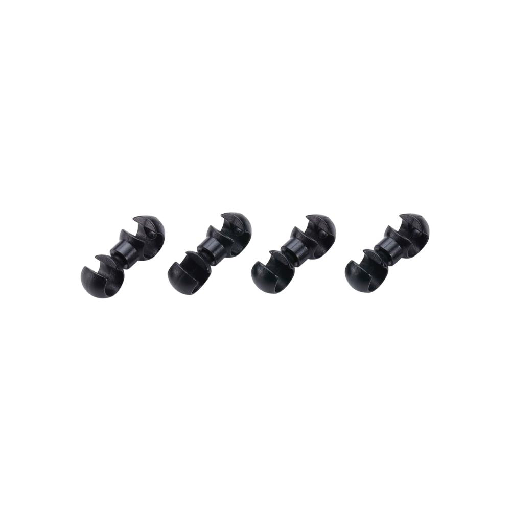 Bbb Kabelverbindungen Cable Connect 4 Stück Schwarz - Sicherer Kabelschutz