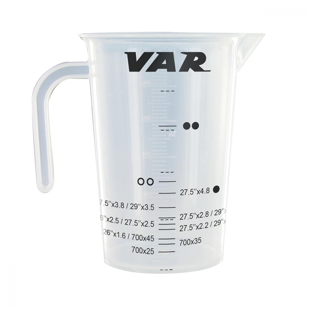 VAR Messbecher DV-70800 500 ml 500 - präzises Dosieren von Reifendichtmittel