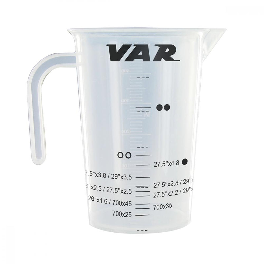 VAR Messbecher DV-70800 500 ml 500 - präzises Dosieren von Reifendichtmittel