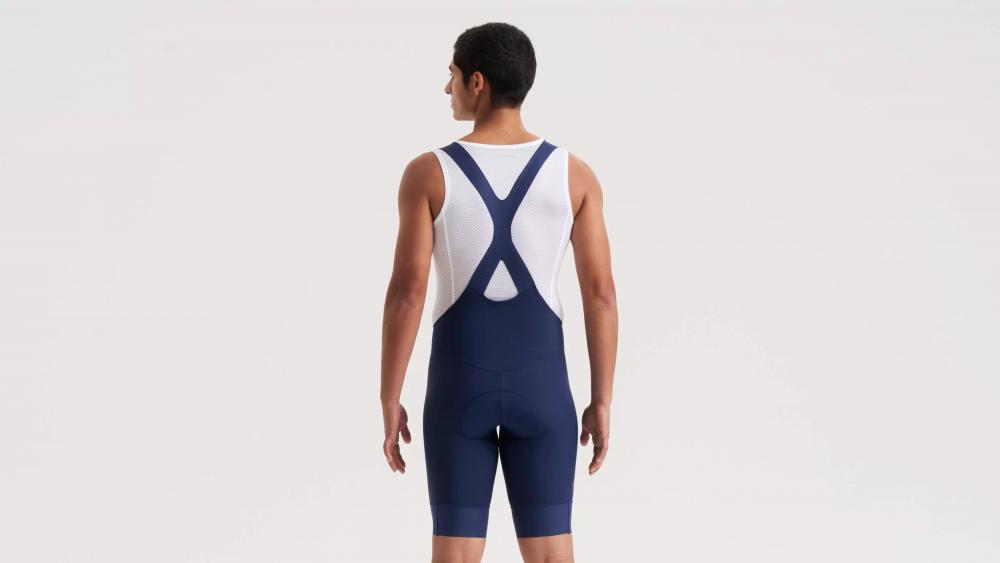 PRIME BIB SHORT MEN Deep Marine Blue XS - Premium Herren Trägerhose - Bibshort