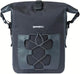 Basil Navigator Waterproof M MIK-Studs 14 Liter - wasserdichte Einzeltasche für Gepäckträger, Rollverschluss, Reflektor Schwarz