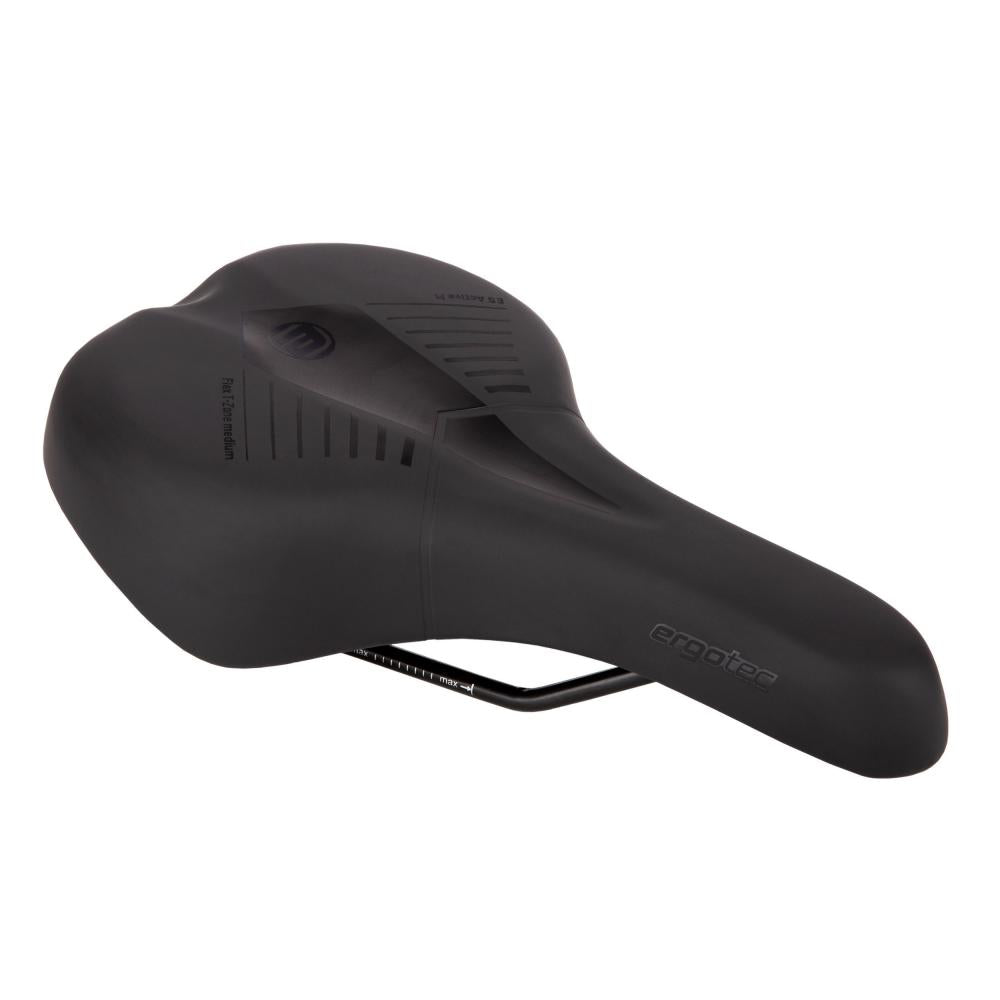ergotec ES Active M Sattel medium 279 x 174 mm Schwarz