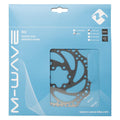 M-WAVE Bremsscheibe BD-140 Ø140mm Edelstahl 6Loch silber