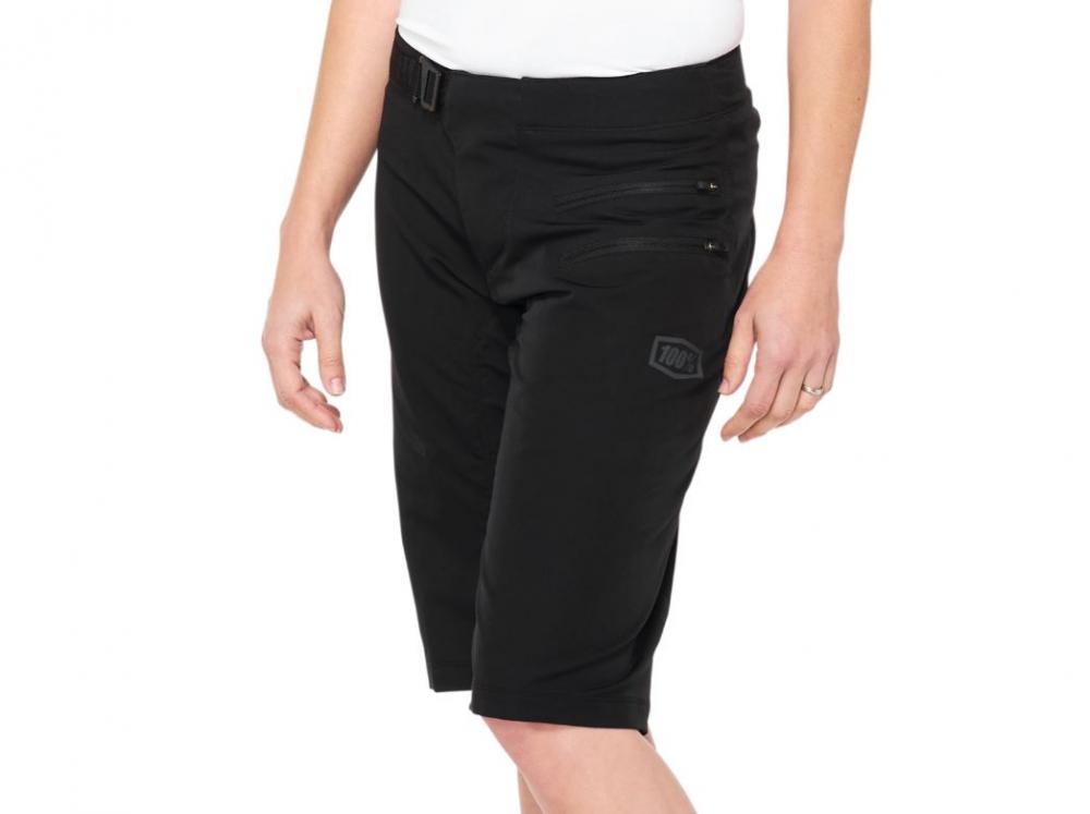 100% Airmatic Womens Shorts S black - komfortable All-Mountain MTB-Shorts