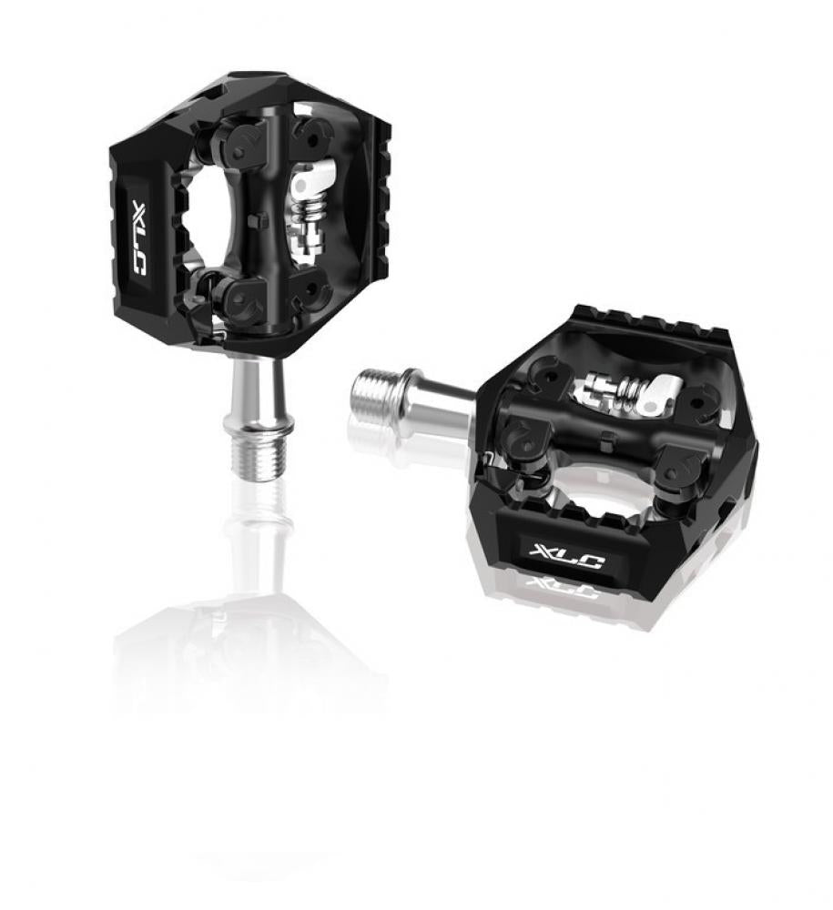 Paar Halbautomatische Pd S14 Mtb Pedale Schwarz