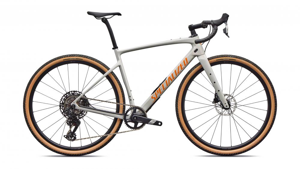 Specialized Diverge 4 Comp Carbon Gravelbike Sram Apex Axs-s1000 2026 Dolomite Metallic-orange Zest Carbonrahmen Größe 58 Cm